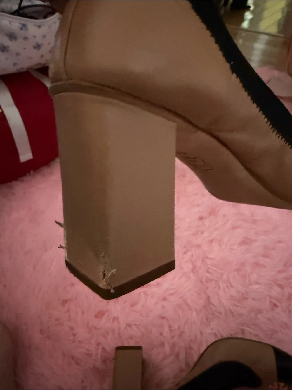Tory Burch Beige Leather Jolie Heels